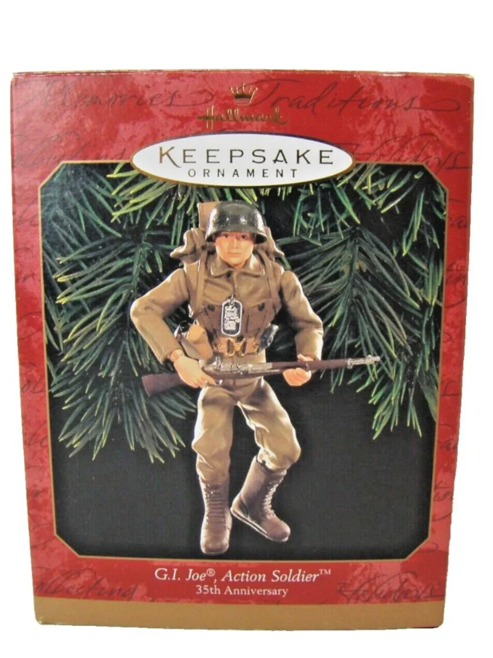 GI Joe Action Soldier Hallmark Christmas Ornament Keepsake 1999 NEW